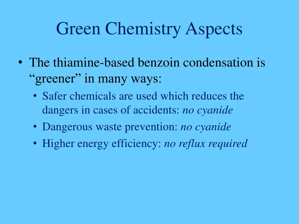 green chemistry aspects