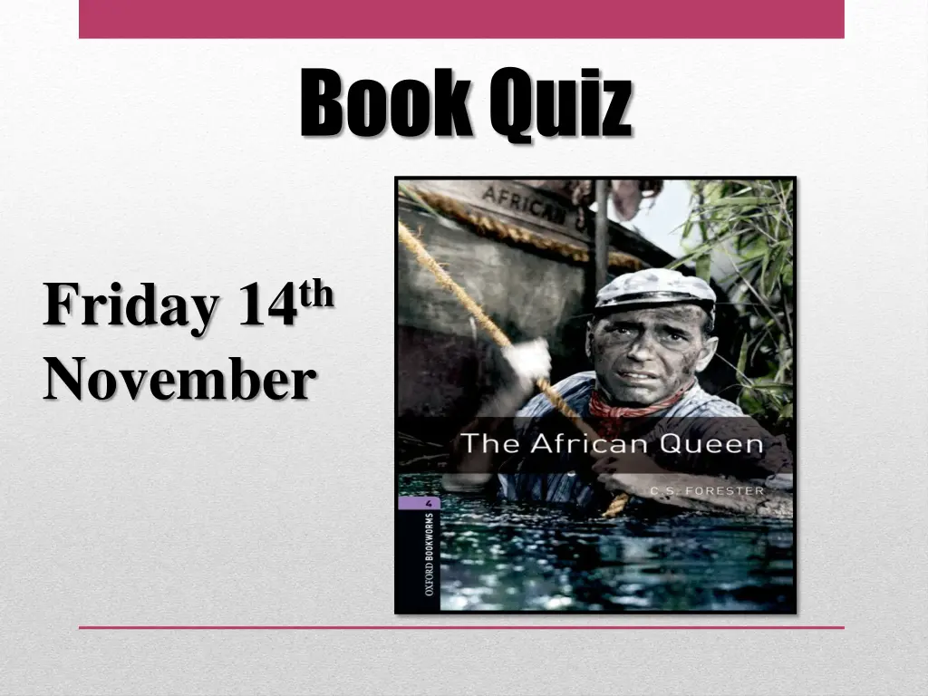 book quiz