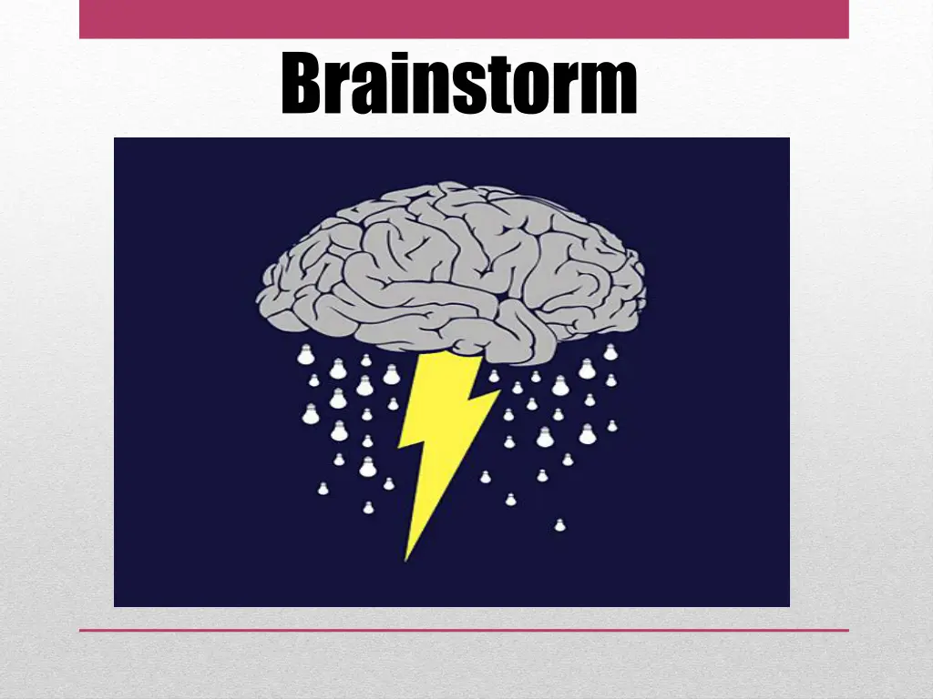 brainstorm