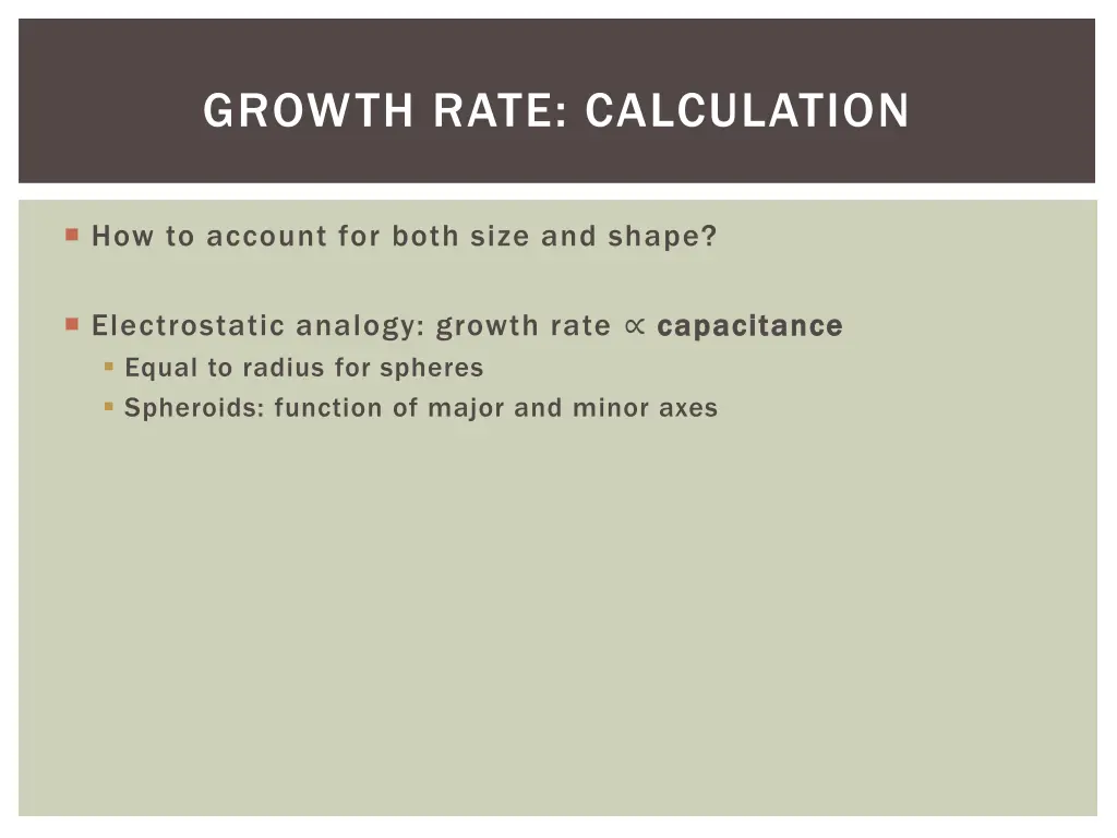 growth rate calculation