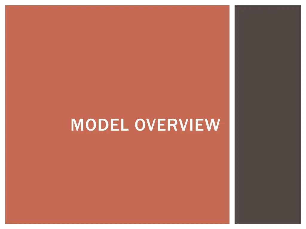 model overview