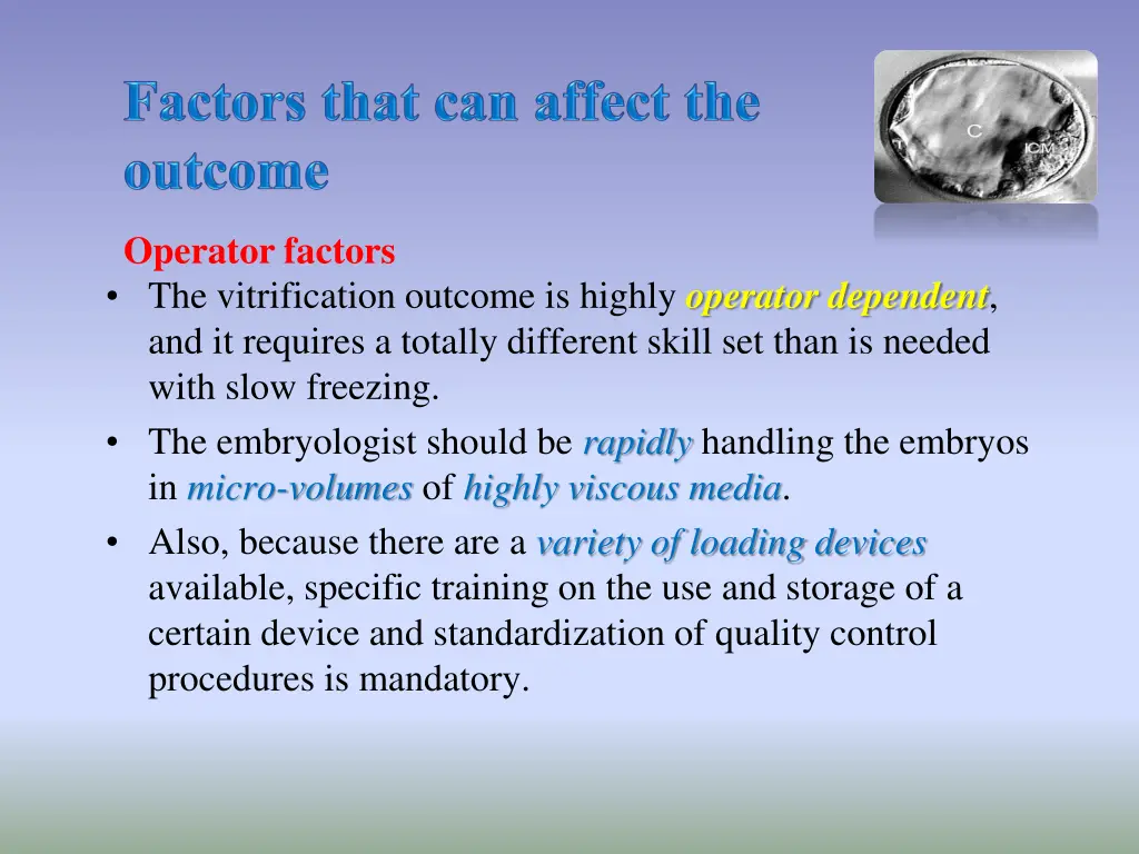 operator factors