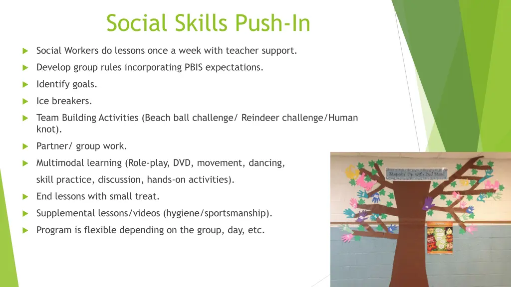 social skills push in