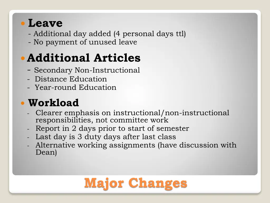 leave additional day added 4 personal days