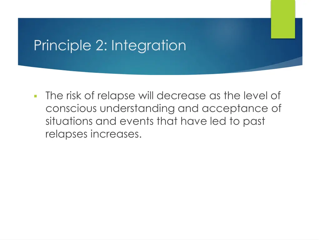 principle 2 integration