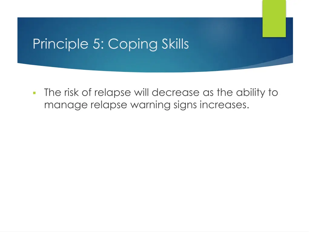 principle 5 coping skills