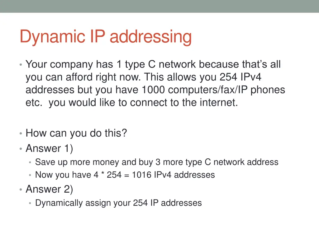 dynamic ip addressing