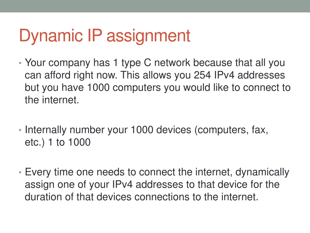 dynamic ip assignment