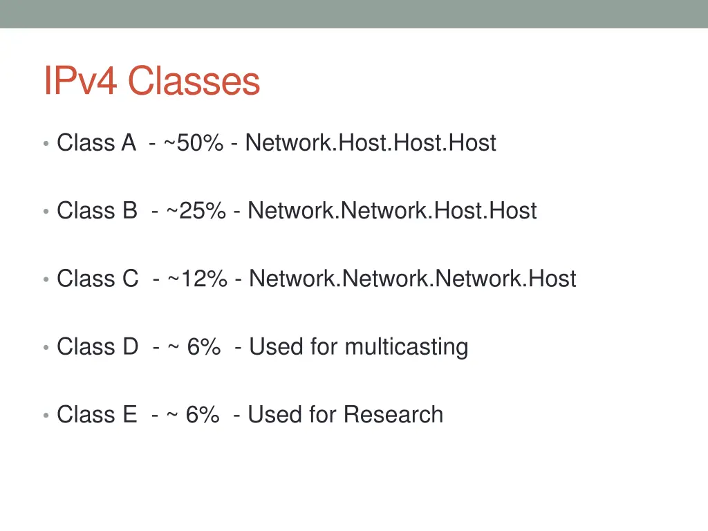 ipv4 classes