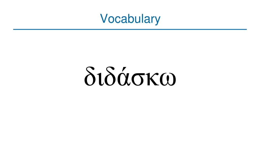 vocabulary 1