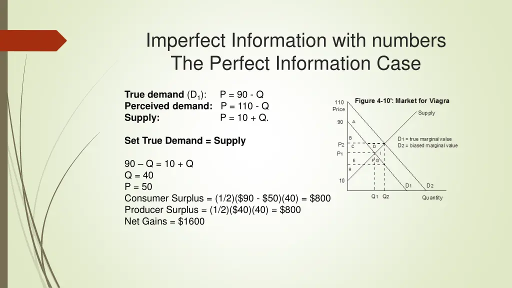 imperfect information with numbers the perfect