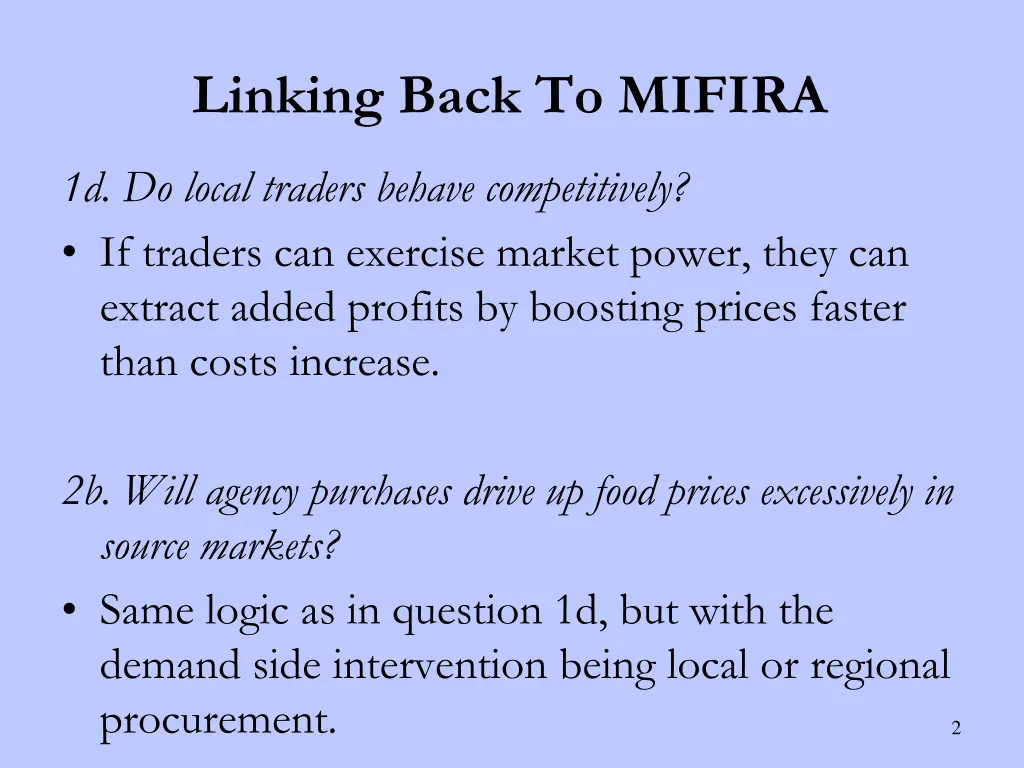 linking back to mifira