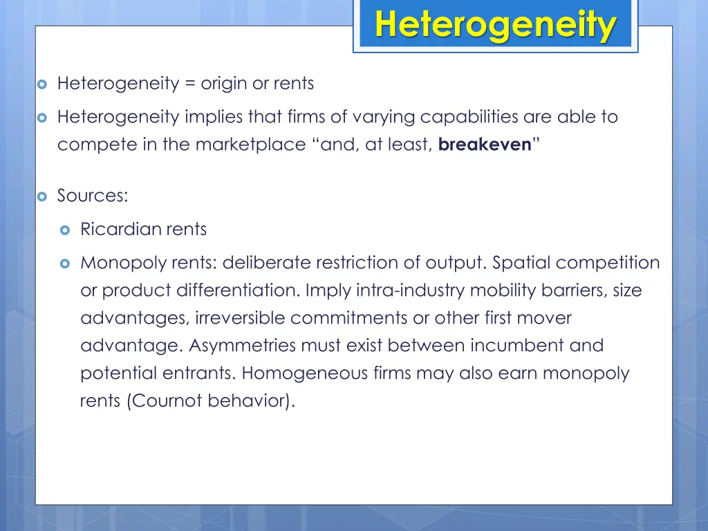 heterogeneity