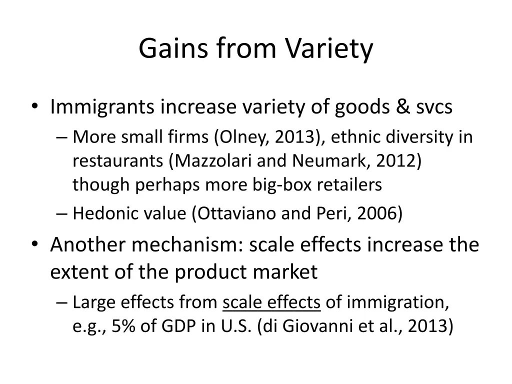 gains from variety