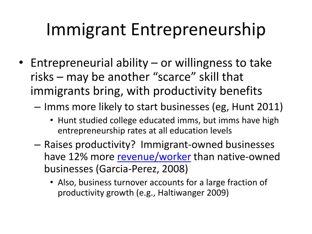 immigrant entrepreneurship 1