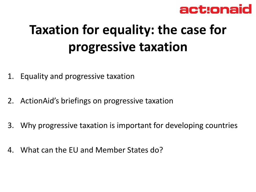 taxation for equality the case for progressive 1