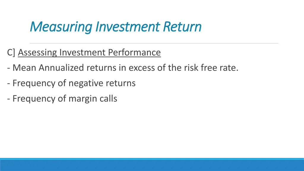 measuring investment return measuring investment 2