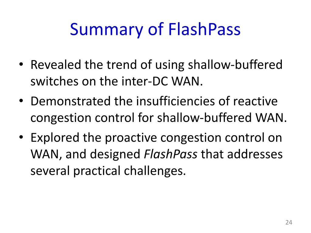 summary of flashpass