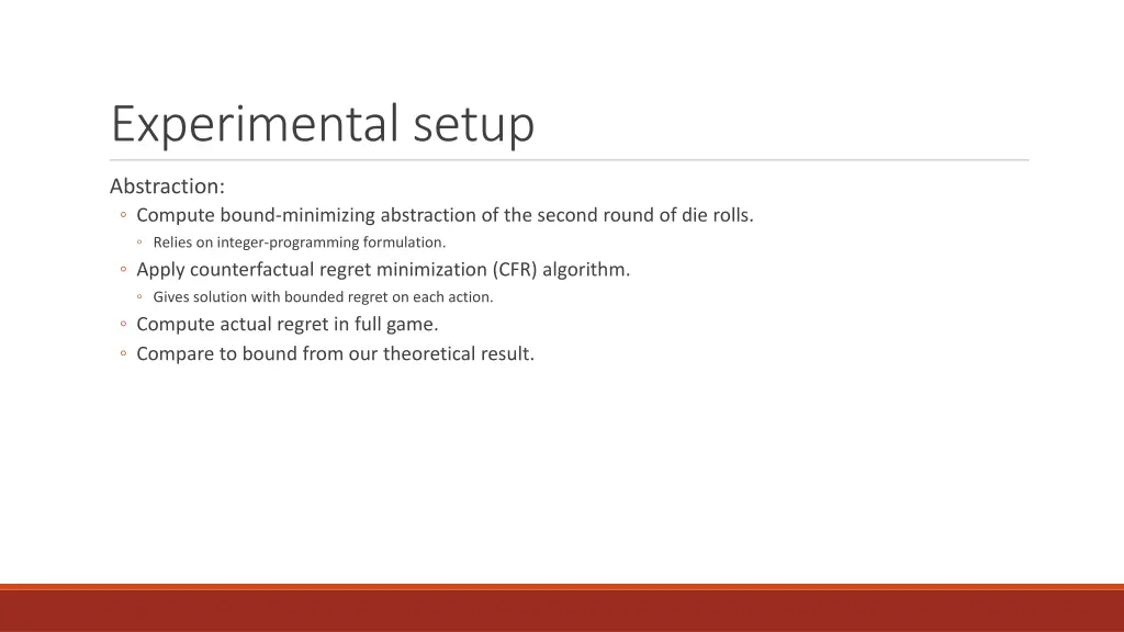 experimental setup