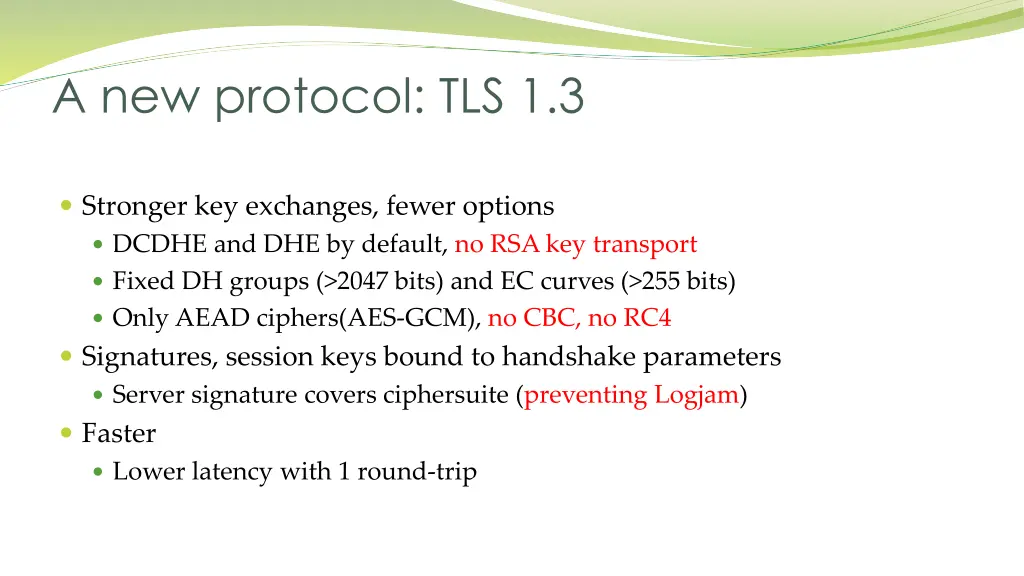 a new protocol tls 1 3