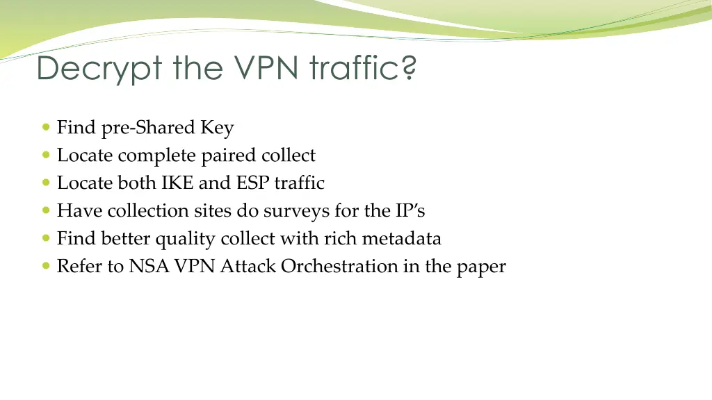 decrypt the vpn traffic 1