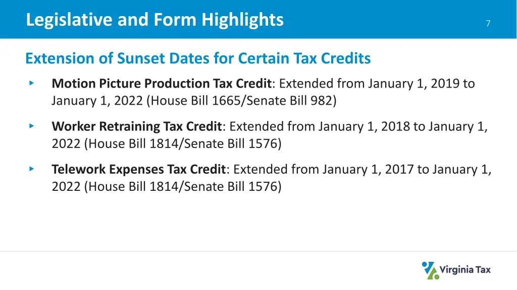 legislative and form highlights 5