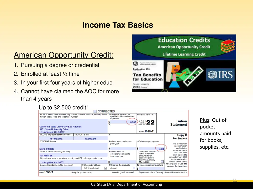 income tax basics 10