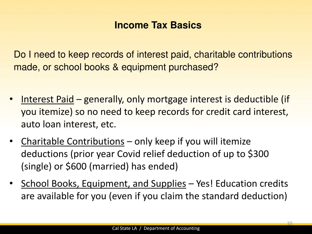 income tax basics 9