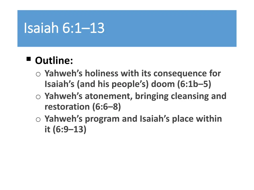 isaiah 6 1 isaiah 6 1 13