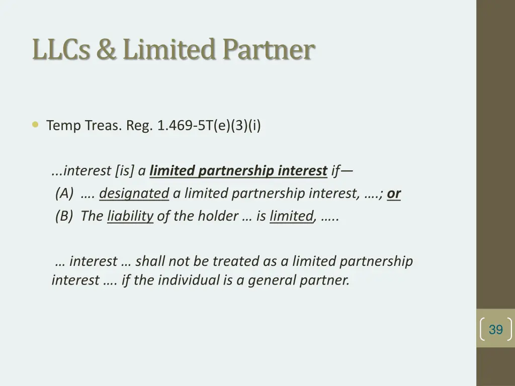 llcs limited partner 3