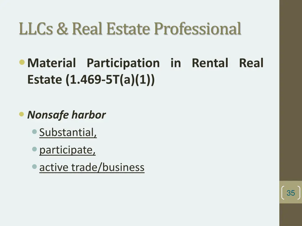 llcs real estate professional 1