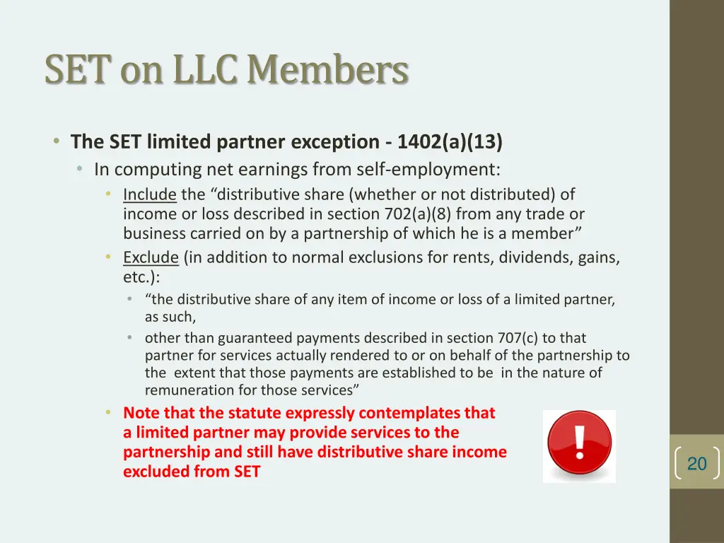 set on llc members 2