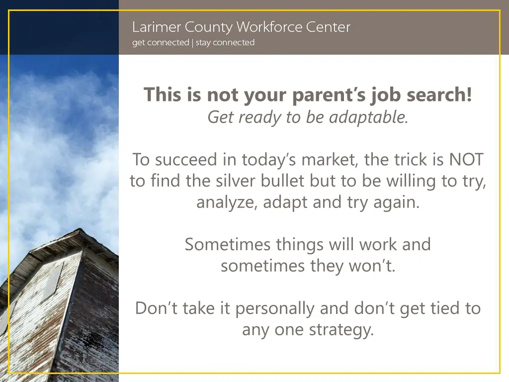 this is not your parent s job search get ready