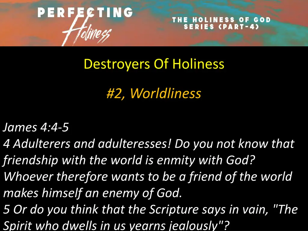 destroyers of holiness 1