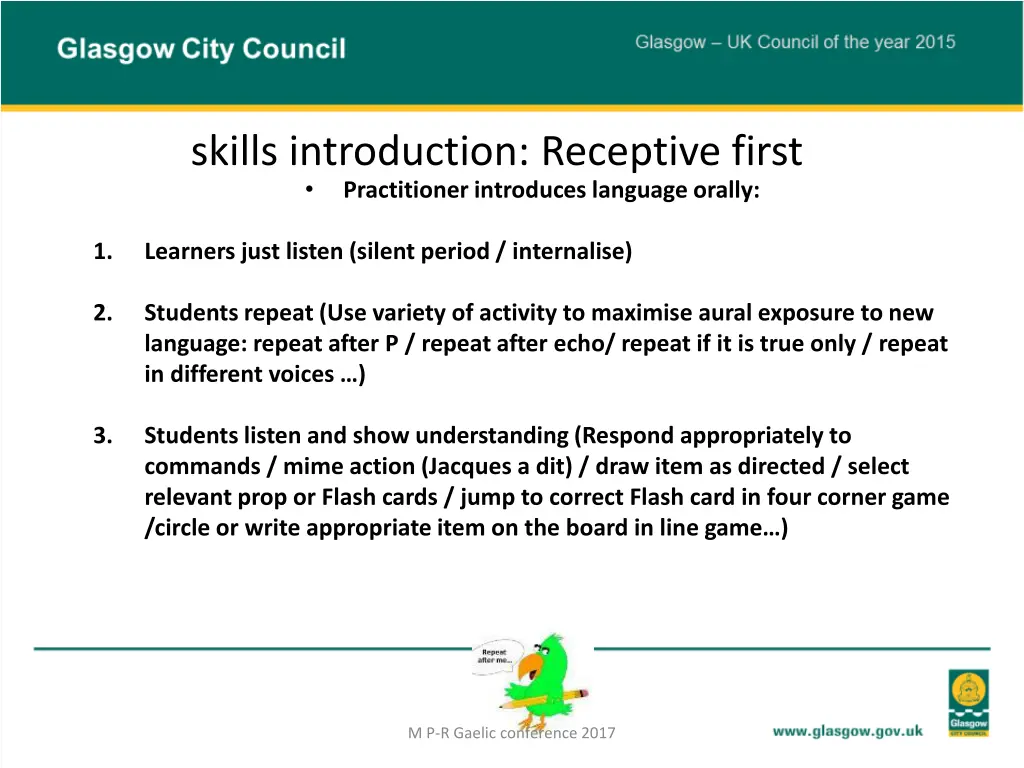 skills introduction receptive first practitioner