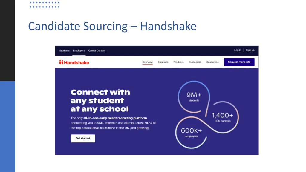 candidate sourcing handshake