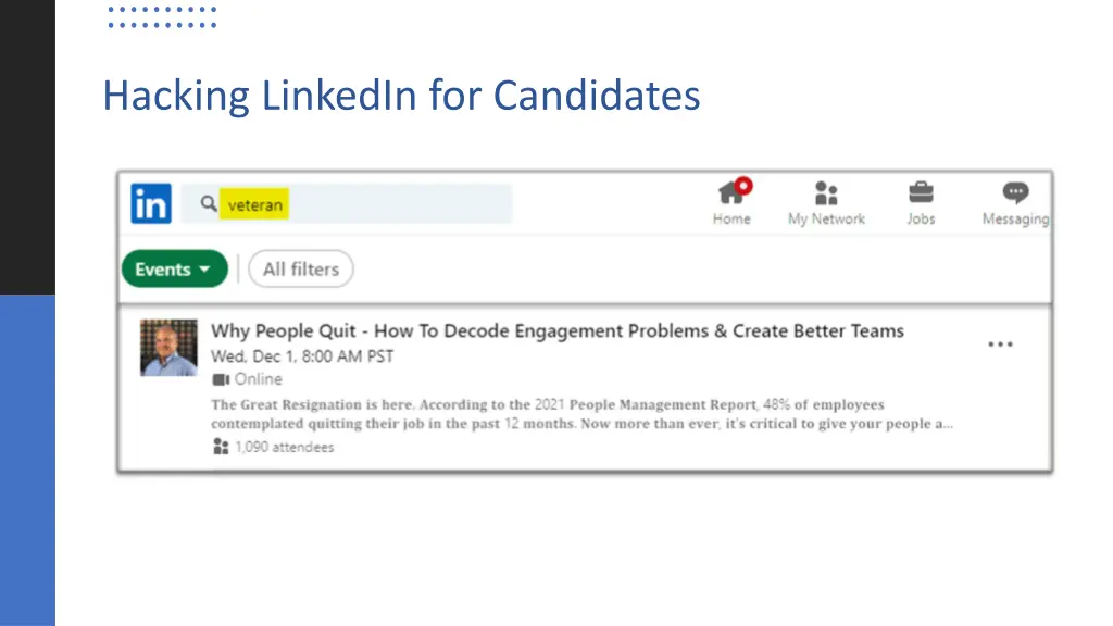 hacking linkedin for candidates