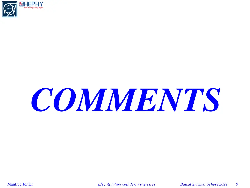 comments