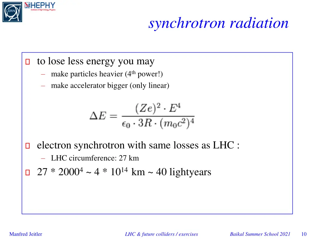 synchrotron radiation