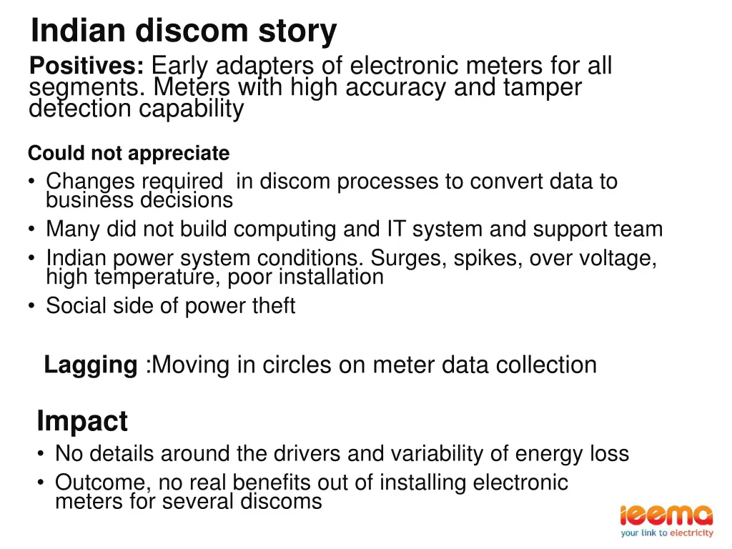 indian discom story positives early adapters