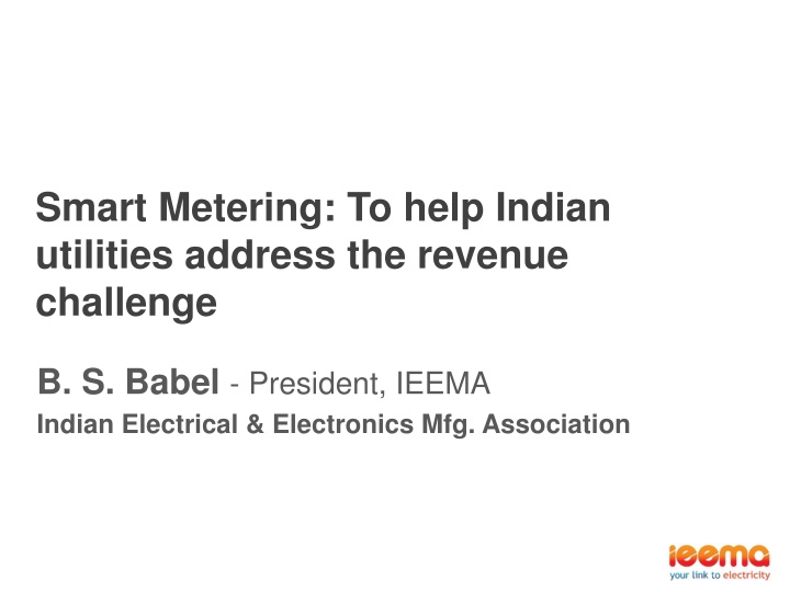 smart metering to help indian utilities address