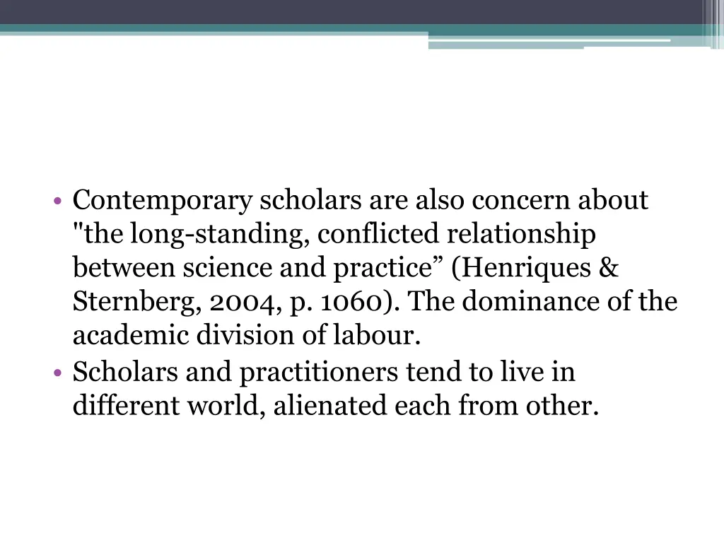 contemporary scholars are also concern about