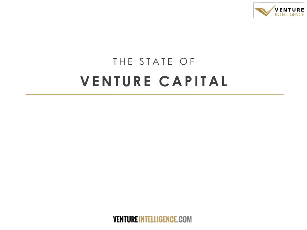 t h e s t a t e o f venture capital