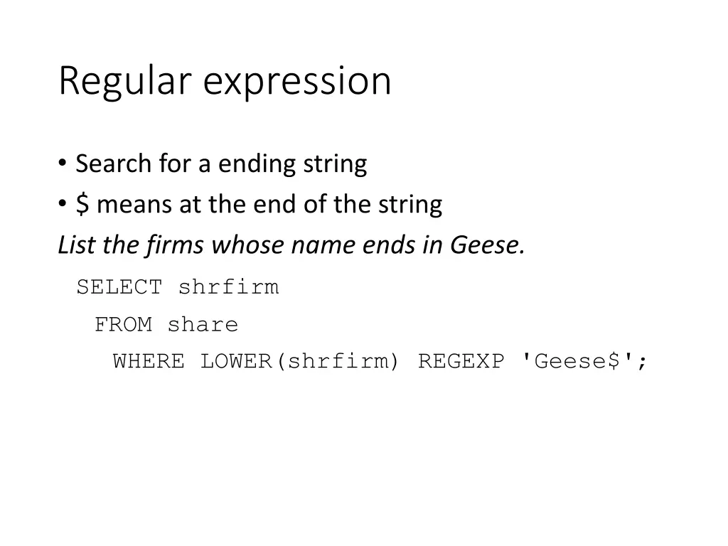 regular expression 4