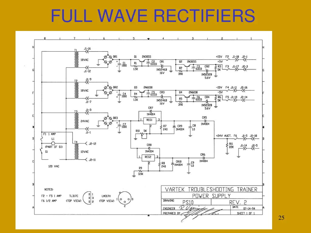 full wave rectifiers