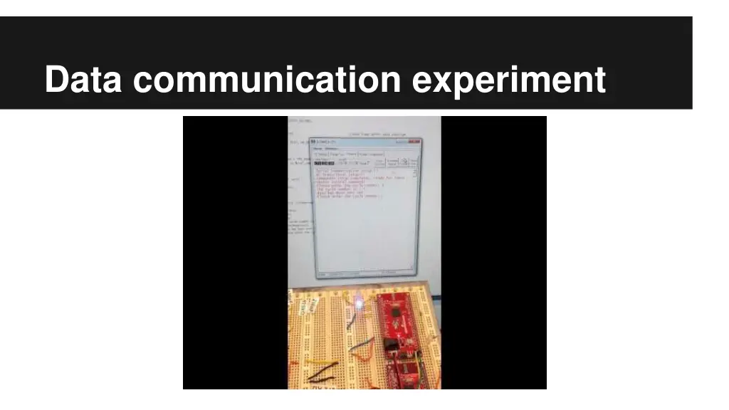 data communication experiment