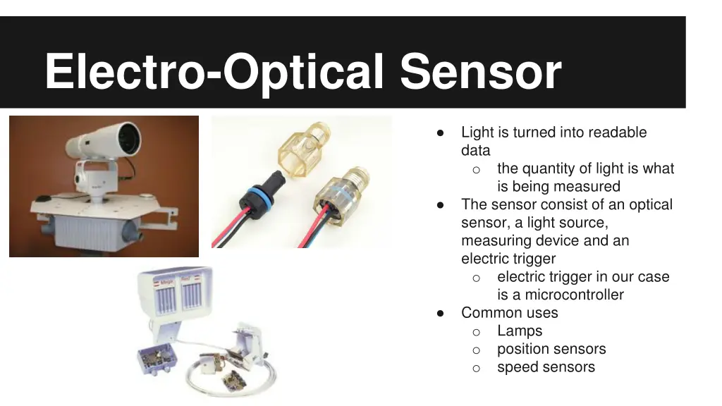 electro optical sensor