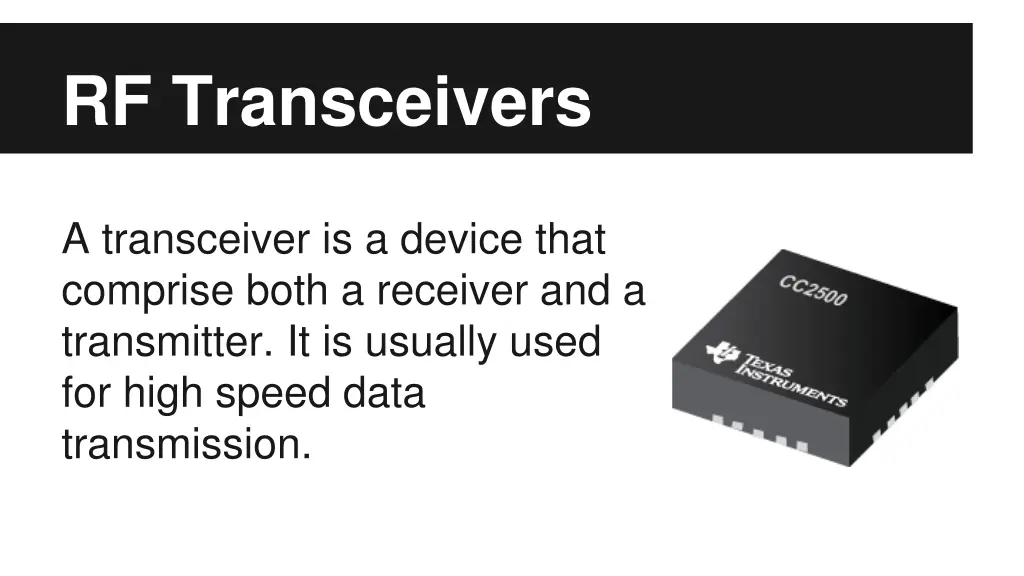 rf transceivers