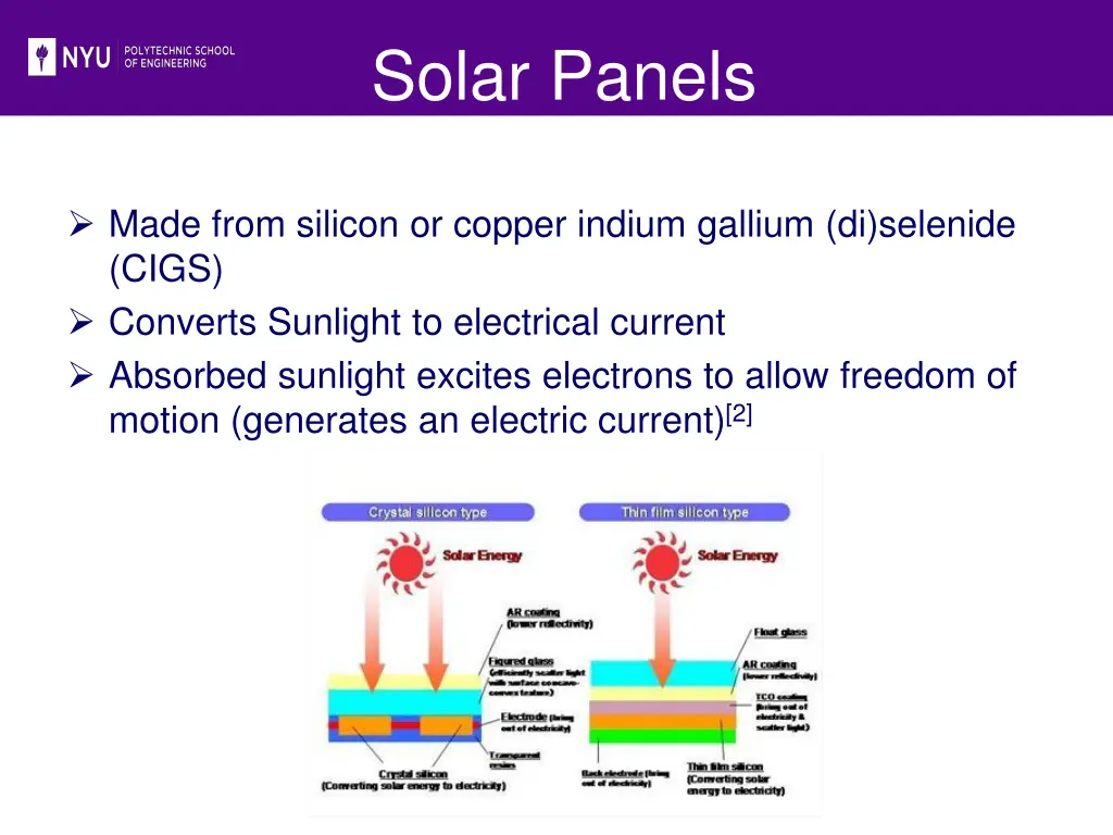 solar panels