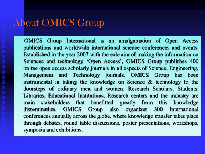 about omics group